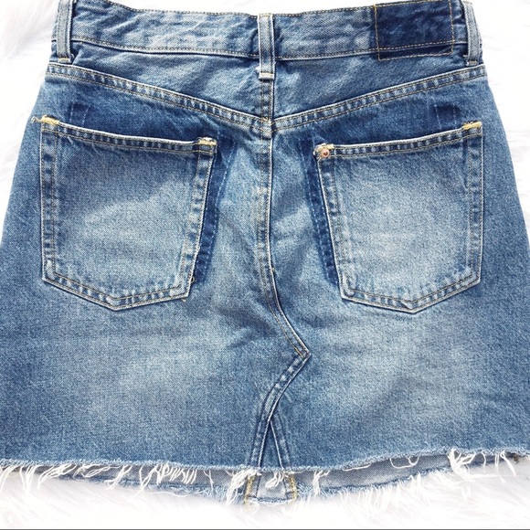 H&M size 6 denim jean skirt - Picture 3 of 5